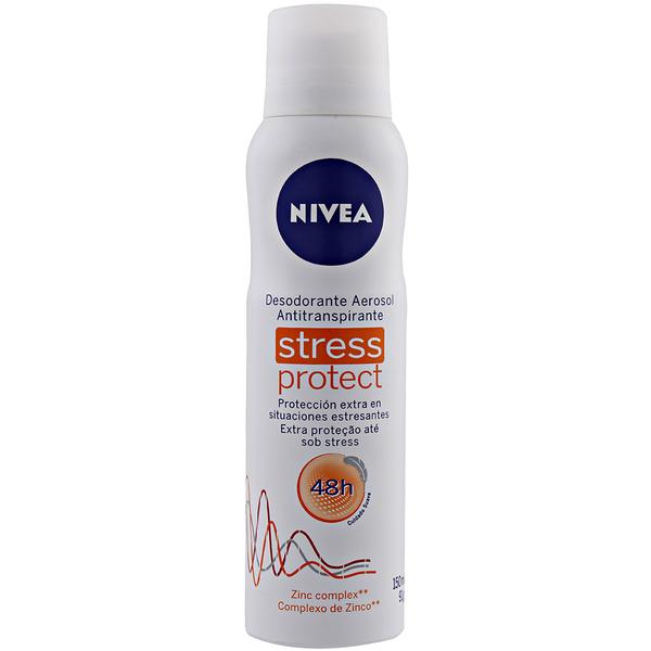 Desodorante Nivea Anti-Stress Protect Feminino Aerosol 150ml - Nivea Deo