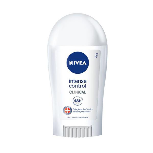 Desodorante Nivea Clinical Intense Control 48h Barra 42g
