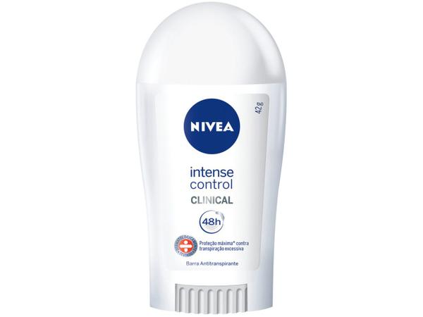 Desodorante Nivea Clinical Intense Control Barra - Antitranspirante Feminino 42g