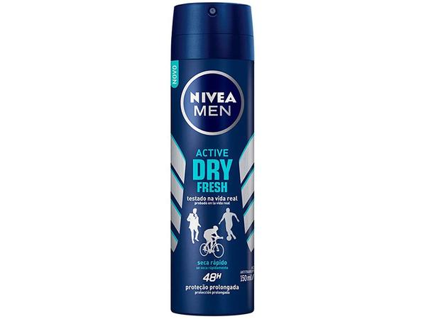 Desodorante Nivea Dry Fresh Aerossol - Antitranspirante Masculino 150ml