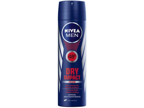 Desodorante Nivea Dry Impact Aerossol - Antitranspirante Masculino 150ml