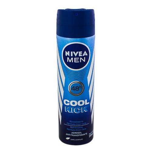 Desodorante Nivea For Men Cool Kick Aerosol Antitranspirante 48h com 150ml