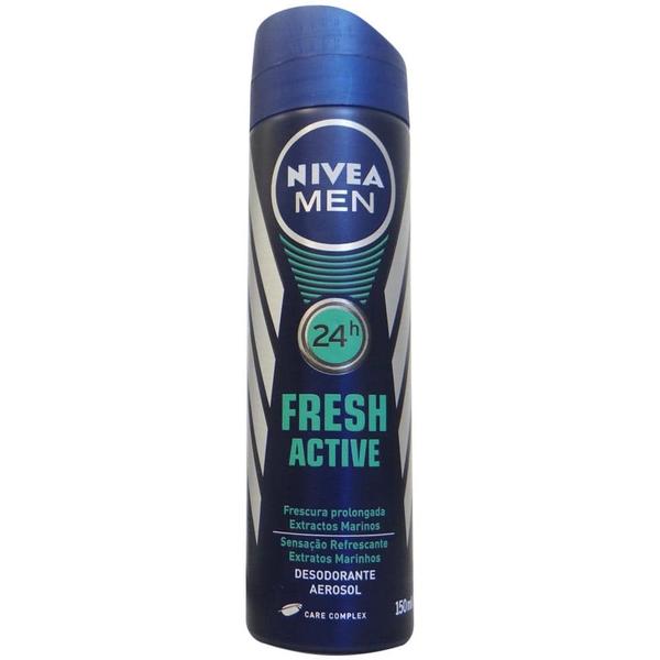 Desodorante Nivea For Men Fresh Active Aerosol - 150ml