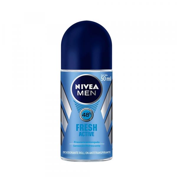 Desodorante Nivea For Men Fresh Active Roll On - 50ml