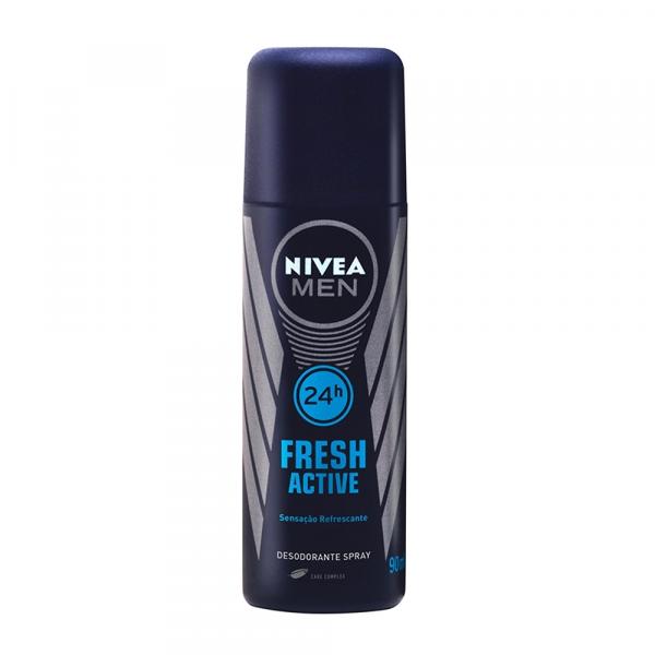 Desodorante Nivea For Men Fresh Active Spray - 90ml