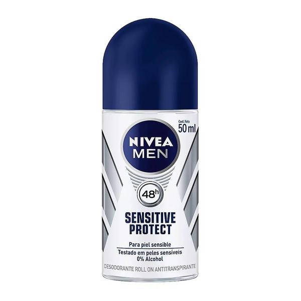 Desodorante Nivea For Men Sensitive Protect Roll On - 50ml