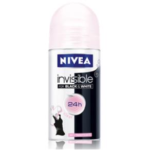 Desodorante Nivea For Women Rollon Invisible For Black e White Clear 50Ml