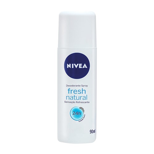 Desodorante Nivea Fresh Natural Spray 24h com 90ml