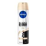 Desodorante Nivea Invisible Black & White Toque de Seda Aerosol Antitranspirante 48h 150ml