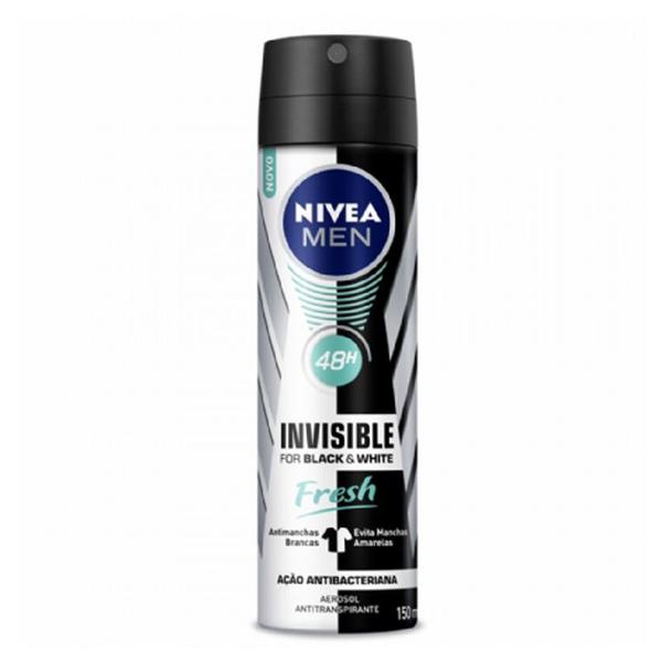 Desodorante Nivea Men 90g Invisible Black White - Beiersdorf S/A