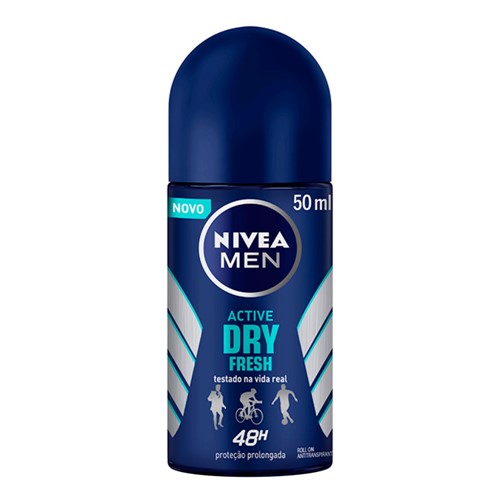 Desodorante Nivea Actine Dry Fresh Men Roll On 48h 50ml