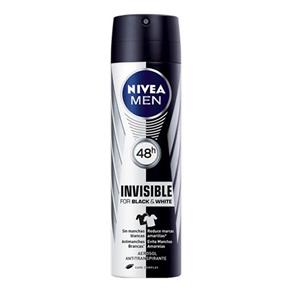 Desodorante Nivea Men Aerosol Invisible For Black White - 150ml