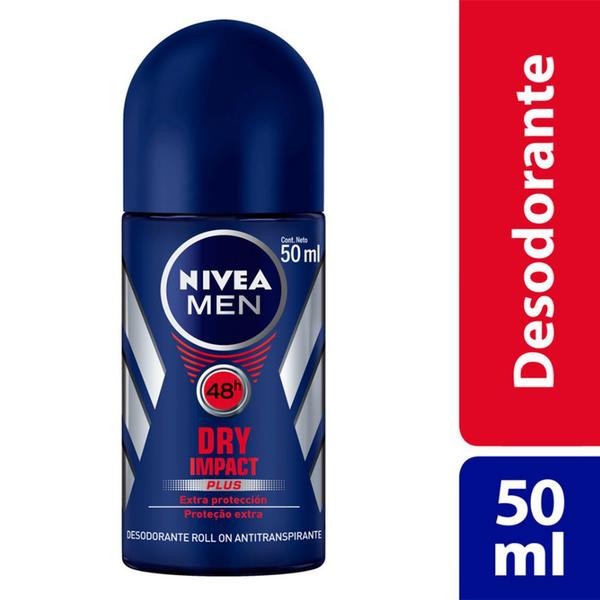 Desodorante Nivea Men Dry Impact Plus Roll-on