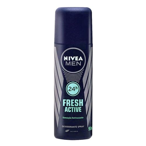 Desodorante Nivea Men Fresh Active Spray 24h com 90ml