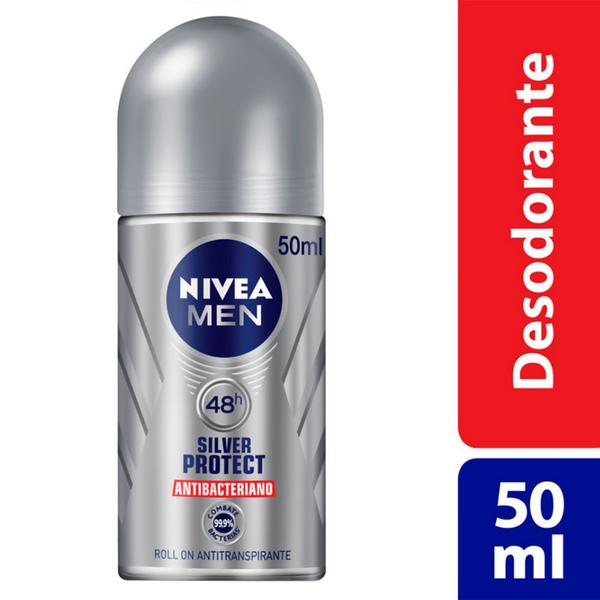 Desodorante Nivea Men Silver Protect Roll-on