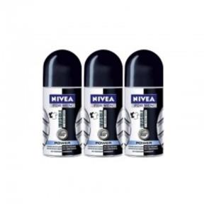 Desodorante Nivea Roll On Black & White Masculino 50Ml Leve 3 Pague 2