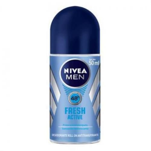 Desodorante Nivea Roll On Fresh Active For Men 50ml - Beiersdorf Nivea