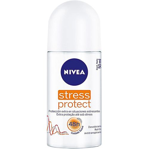 Desodorante Nivea Roll-on Masculino Stress Protec 50 Ml Desodorante Nivea Roll On Masculino Stress Protec 50 Ml