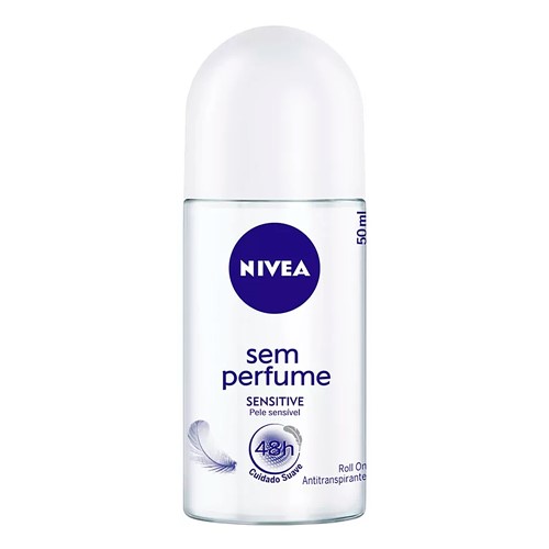 Desodorante Nivea Sem Perfume Roll-on Antitranspirante 48h com 50ml