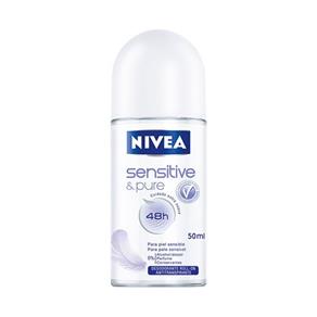 Desodorante Nivea Sem Perfume Sensitive Roll On - 50ml