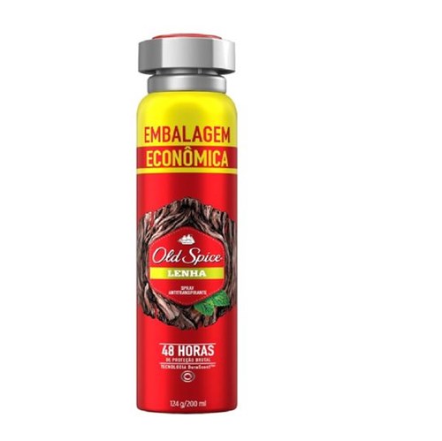 Desodorante Old Spice Lenha Aerossol 124g