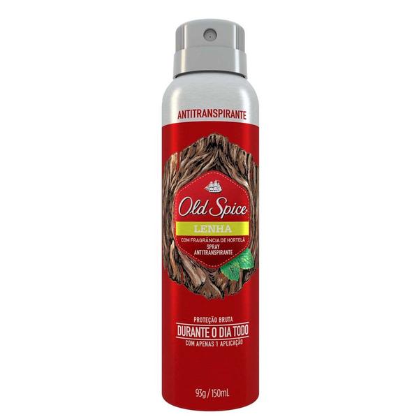 Desodorante Old Spice Spray Antitranspirante Lenha - 93g - Procter Glambe