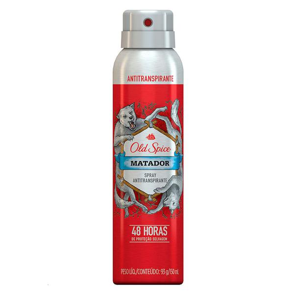 Desodorante Old Spice Spray Antitranspirante Matador - 93g - Procter Glambe