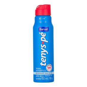 Desodorante para os Pés Aerossol Jato Seco Original Tenys Pé Baruel 86g