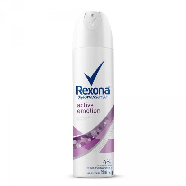 Desodorante Rexona Aerosol Active Emotion Feminino 150ml - Unilever