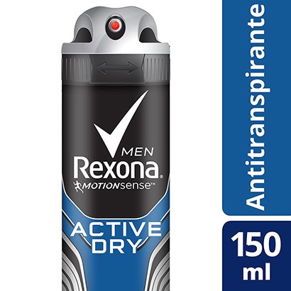 Desodorante Rexona Aerosol Antitranspirante Active Masculino 150ml