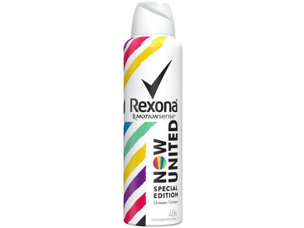 Desodorante Rexona Aerosol Antitranspirante - Unissex Now United 150ml