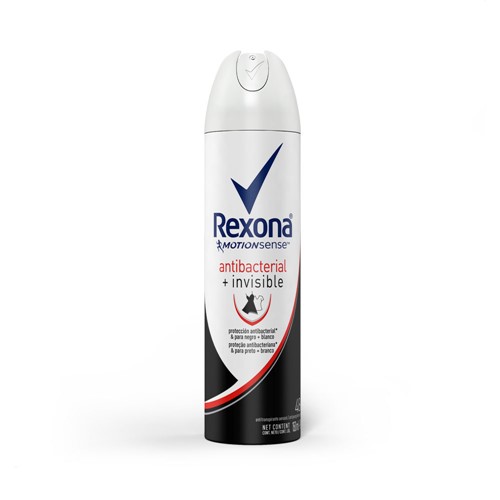 Desodorante Rexona Aerosol Feminino Antibacterial Invisible 90g