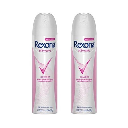 Desodorante Rexona Aerosol Powder Feminino 105g 2 Unidades