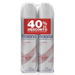 Desodorante Rexona Aerosol Powder 2 Unidades De 90g Com 40 % De Desconto