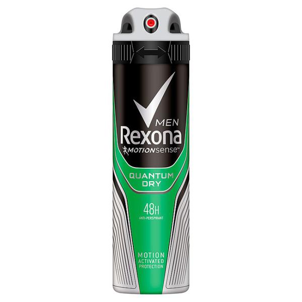 Desodorante Rexona Aerosol Quantum Dry Men 150ml - Unilever