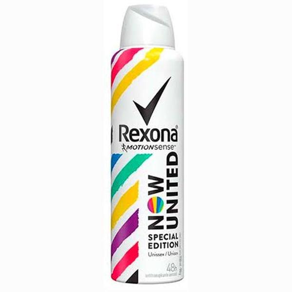 Desodorante Rexona Aerosol Unissex Now United 90g - Unilever