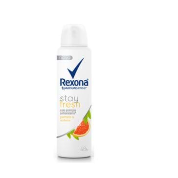 Desodorante Rexona Aerosol Woman Stay Fresh Pomelo Verbana 90g