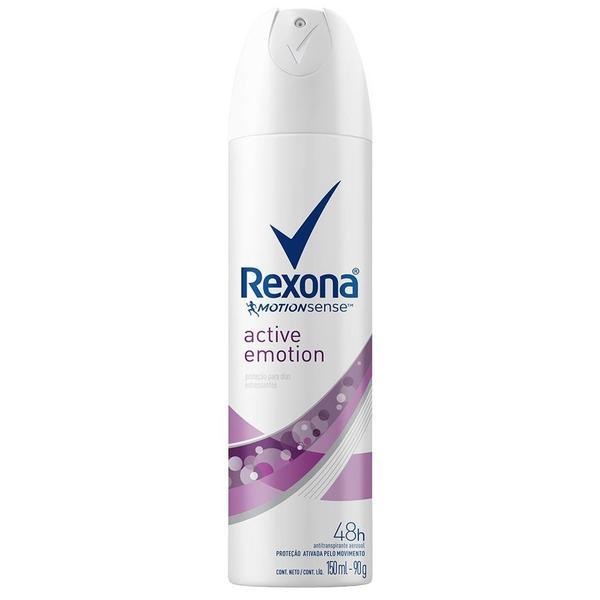 Desodorante Rexona Aerosol Women Active Emotion 150ml - Rexona Fem
