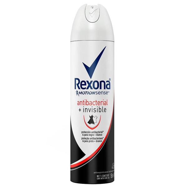 Desodorante Rexona Aerosol Women Antibacterial Invisible 150ml - Rexona Men