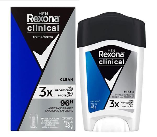 Desodorante Rexona Clinical Clean Men 48g Masculino