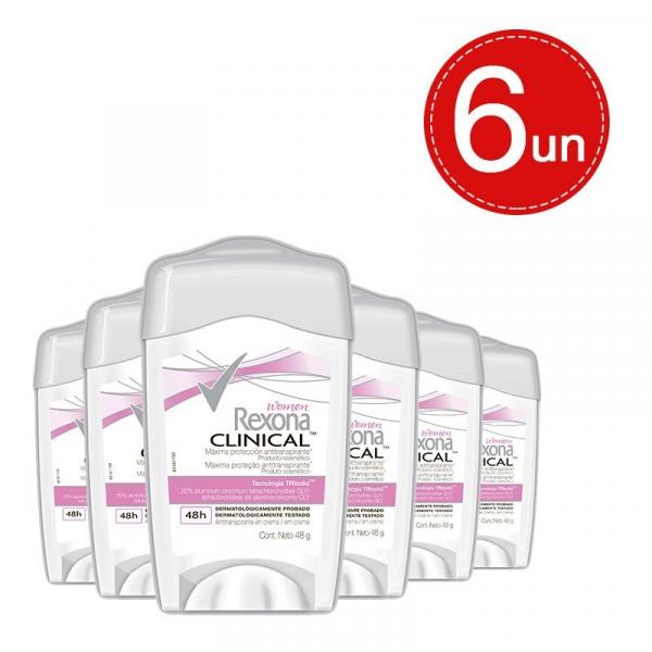 Desodorante Rexona Clinical Creme Soft Women 45g Leve 6 Pague 4