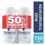 Desodorante Rexona Cotton Dry Aero 2 UnidadesX150ml