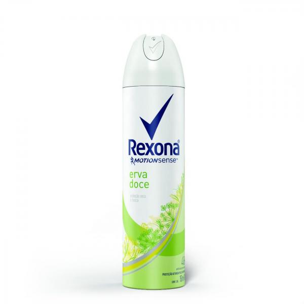 Desodorante Rexona Erva Doce - Aerosol, 150mL - Unilever