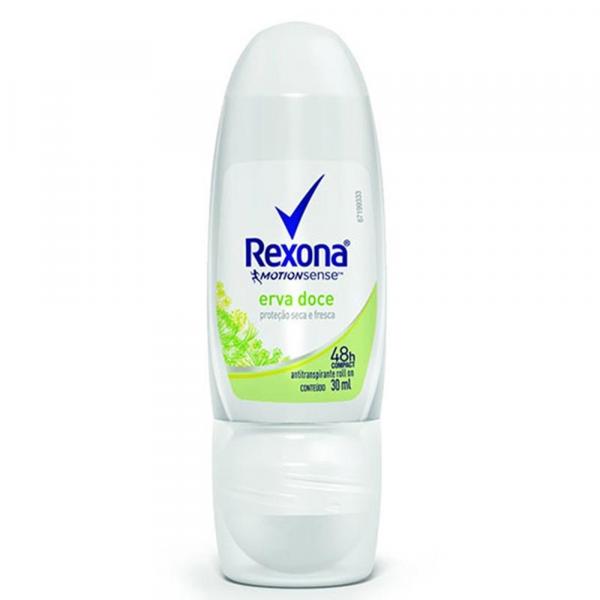 Desodorante Rexona Erva Doce Roll On - 30ml - Unilever
