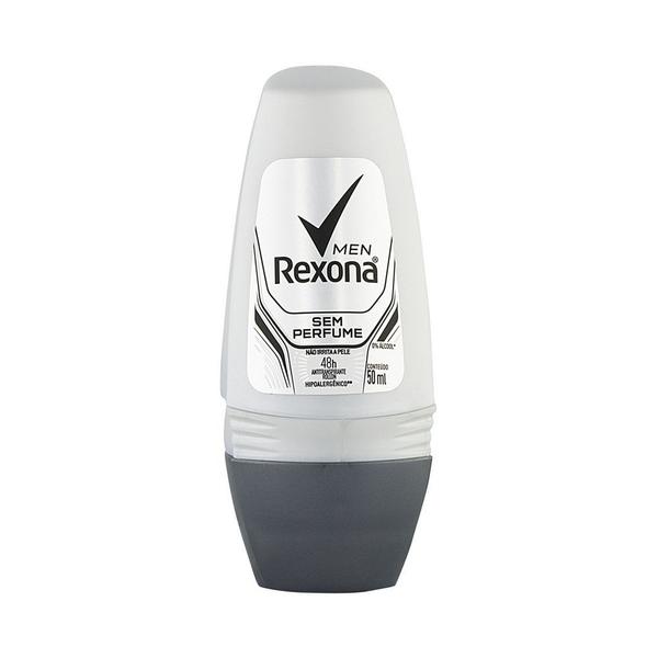 Desodorante Rexona Men Sem Perfume Roll-on - 48h - 50ml