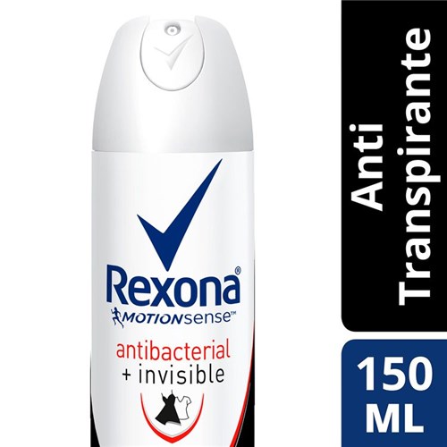 Desodorante Rexona Mujer Spray Antibacterial + Invisible 150 Ml