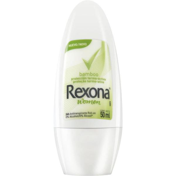 Desodorante Rexona Roll On Women Bamboo 50ml - Rexona Fem