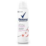 Desodorante Rexona Stay Fresh Aerosol Flores Branca E Lichia - 150ml