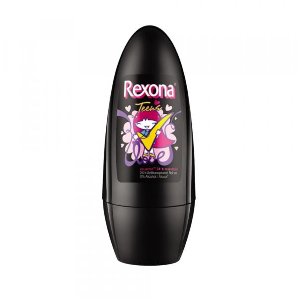 Desodorante Rexona Teens Roll On Love - 50ml - Unilever