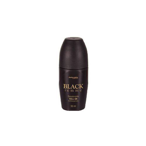 Desodorante Roll-on Antitranspirante Feminino Black Femme Abelha Rainha 50ml